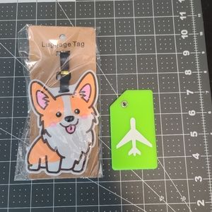 Corgi luggage tag